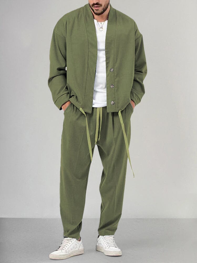 Armand - Minimalistisches zweiteiliges Freizeitoutfit für Männer