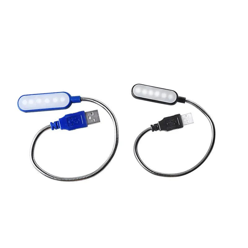Mini USB LED Buchlampe | Flexibel & Tragbar | 6 LED Lichter | Für Laptop & Powerbank
