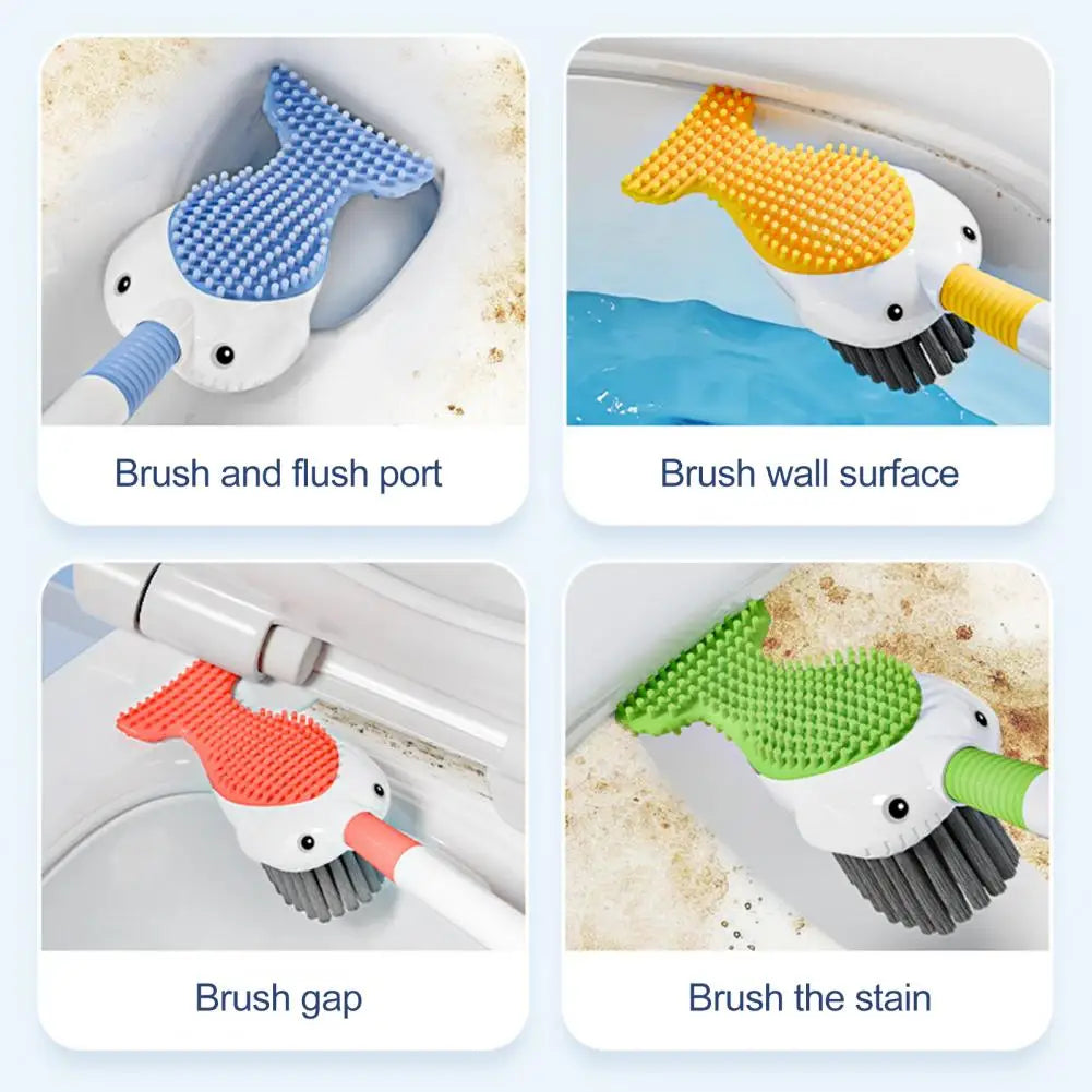 QuackClean | 360° Entenformige Toilettenbürste mit Halter