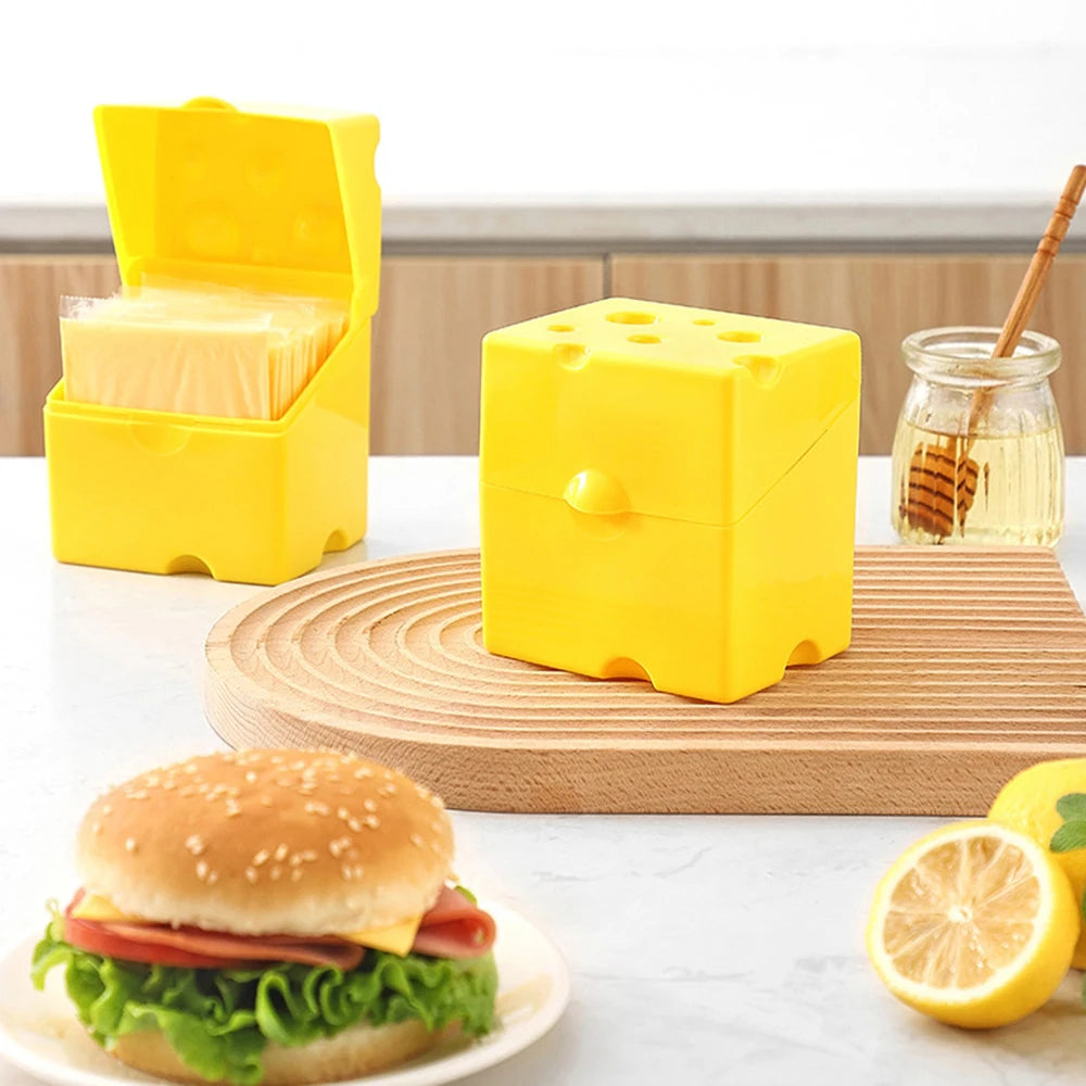 Clamshell Käsebox | Luftdichte Butter- & Käseaufbewahrungsbox | ABS Aufbewahrungsbox für Kühlschrank & Küche