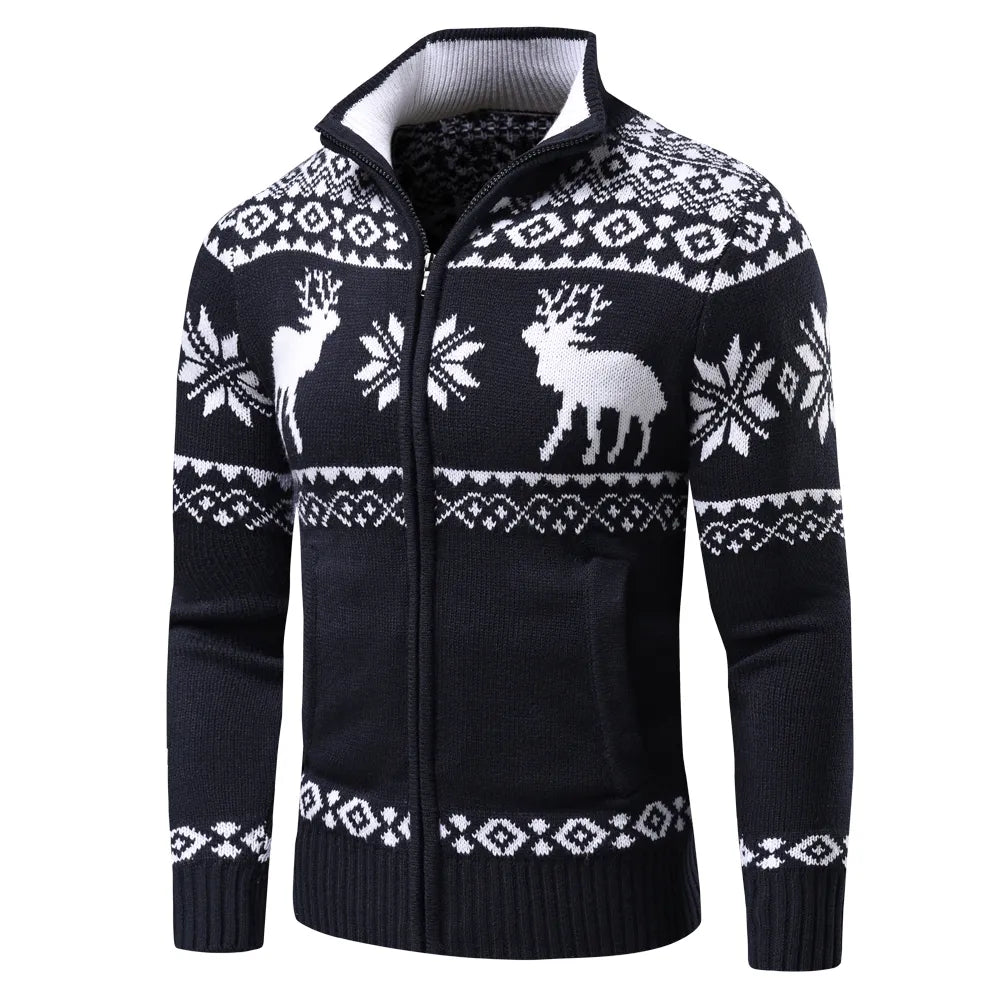 FroheWelle - Festlicher Strickpullover für Männer