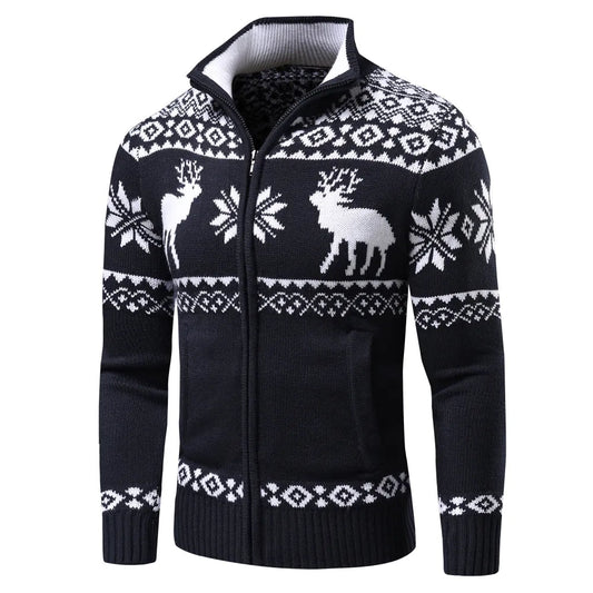 FroheWelle - Festlicher Strickpullover für Männer
