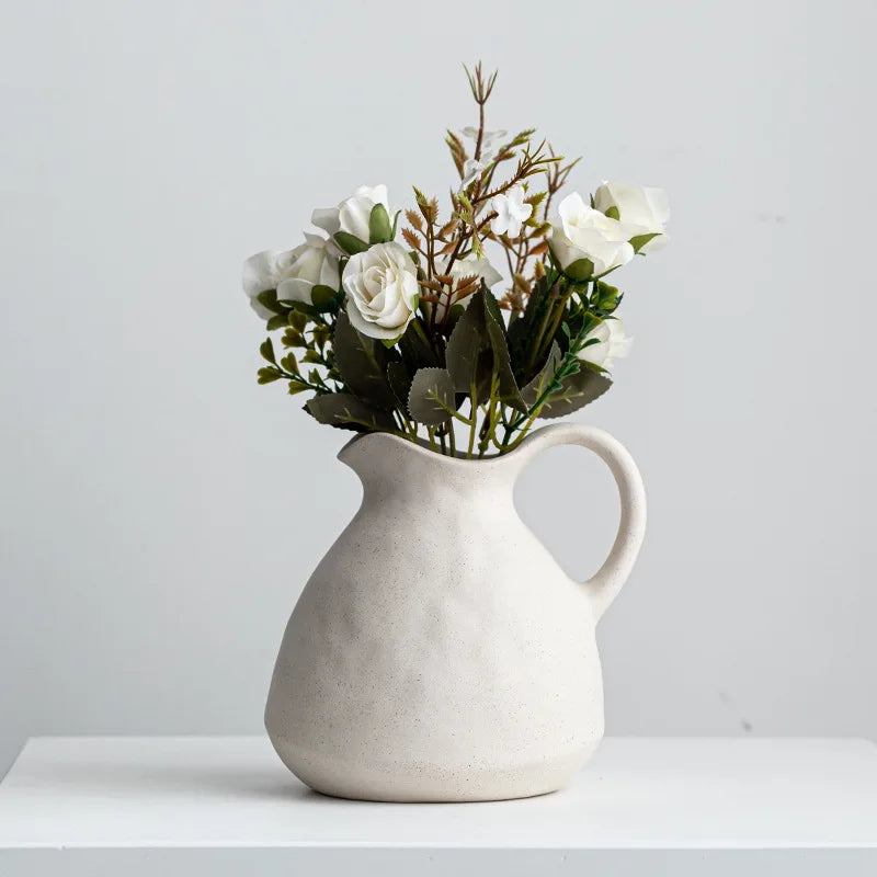 EleganzCeramica - Nordische Hochzeitsvase aus Keramik