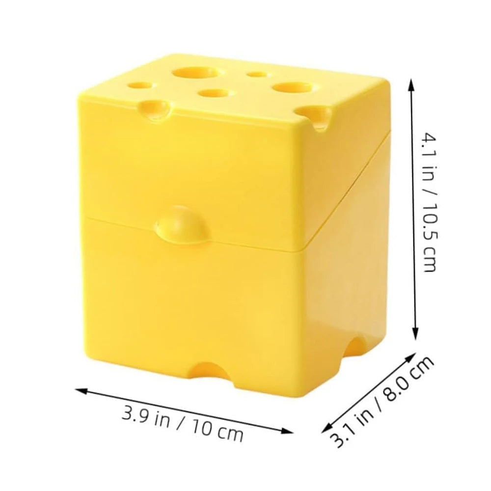 Clamshell Käsebox | Luftdichte Butter- & Käseaufbewahrungsbox | ABS Aufbewahrungsbox für Kühlschrank & Küche