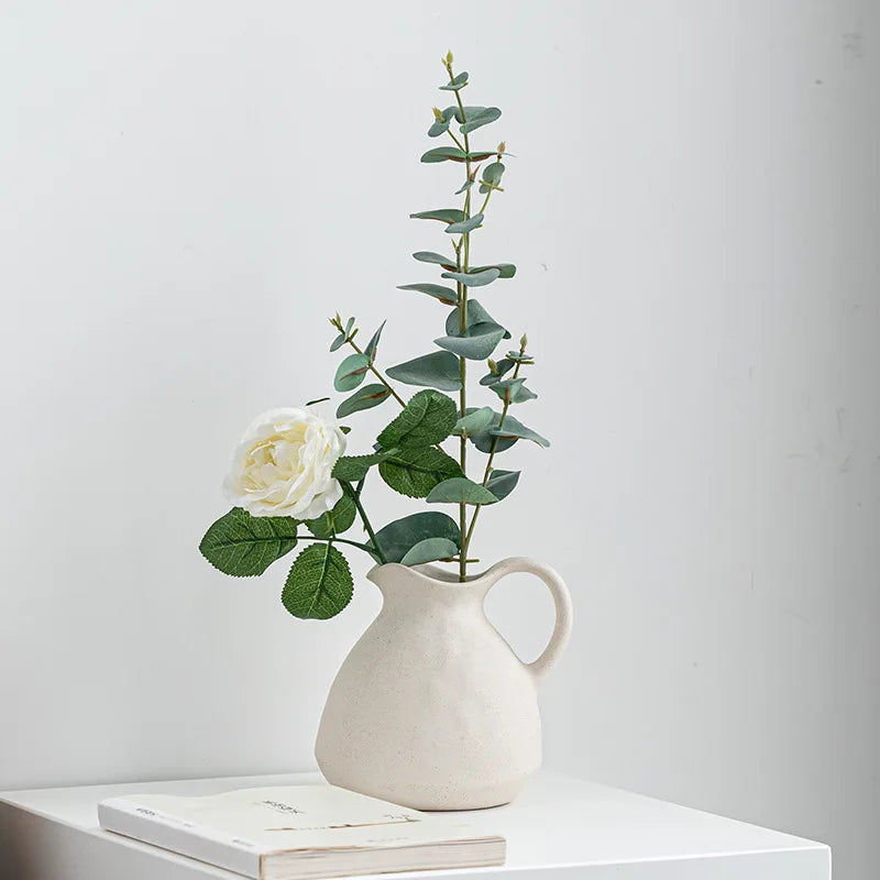 EleganzCeramica - Nordische Hochzeitsvase aus Keramik