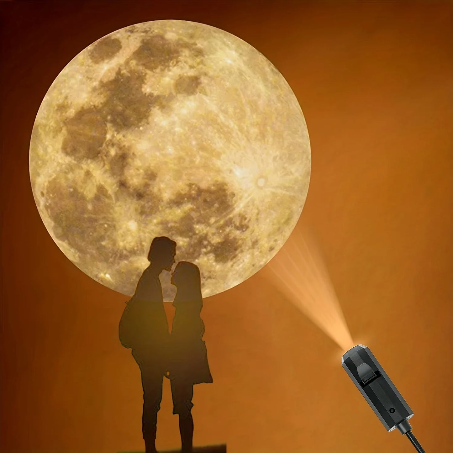 USB Deckenprojektionslampe – Mond & Erde Atmosphärenlicht