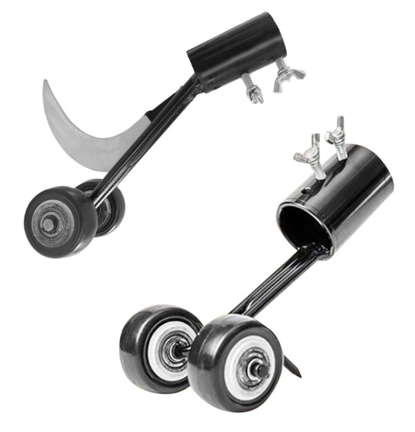 Effektiv Onkruidfjerner i Rustfrit Stål med Ergonomisk Design til Nem Havearbejde og Stående Brug-1