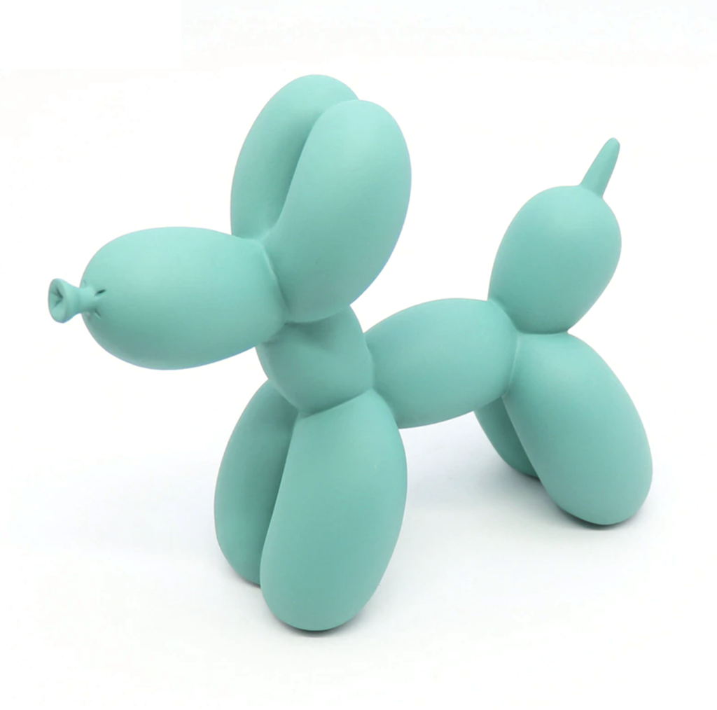 ColorPup - Skulptur eines Luftballonhundes in lebendigen Farben