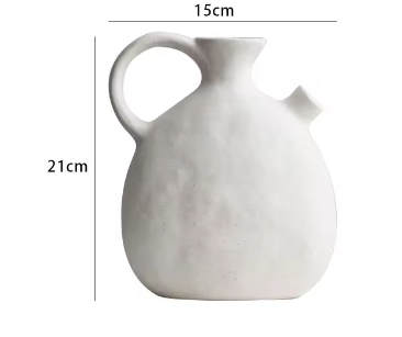 EleganzCeramica - Nordische Hochzeitsvase aus Keramik