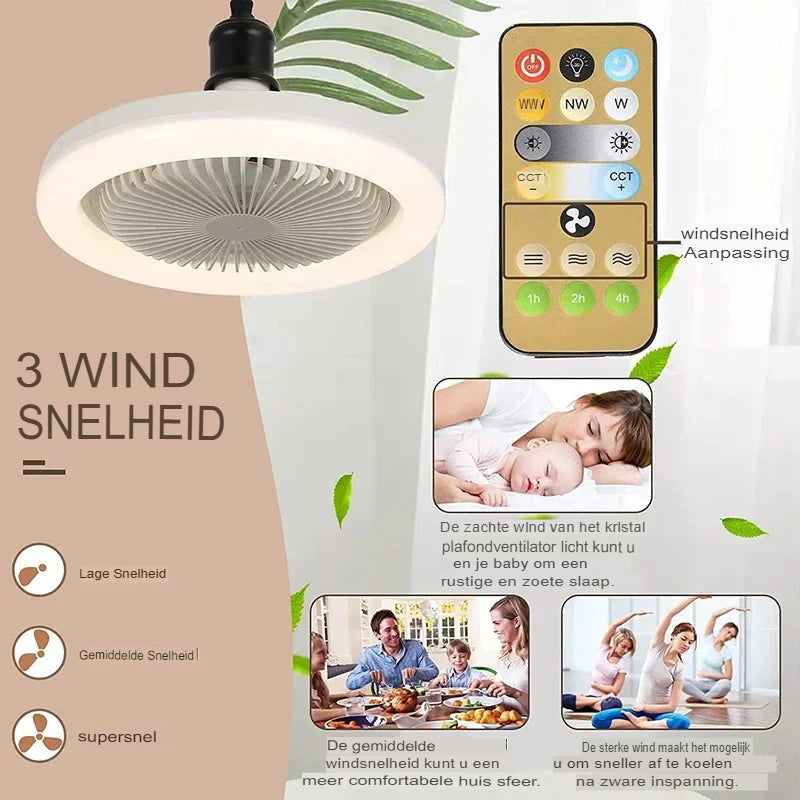 AirLight Pro - 3-in-1 Deckenventilator | Elegant und benutzerfreundlich