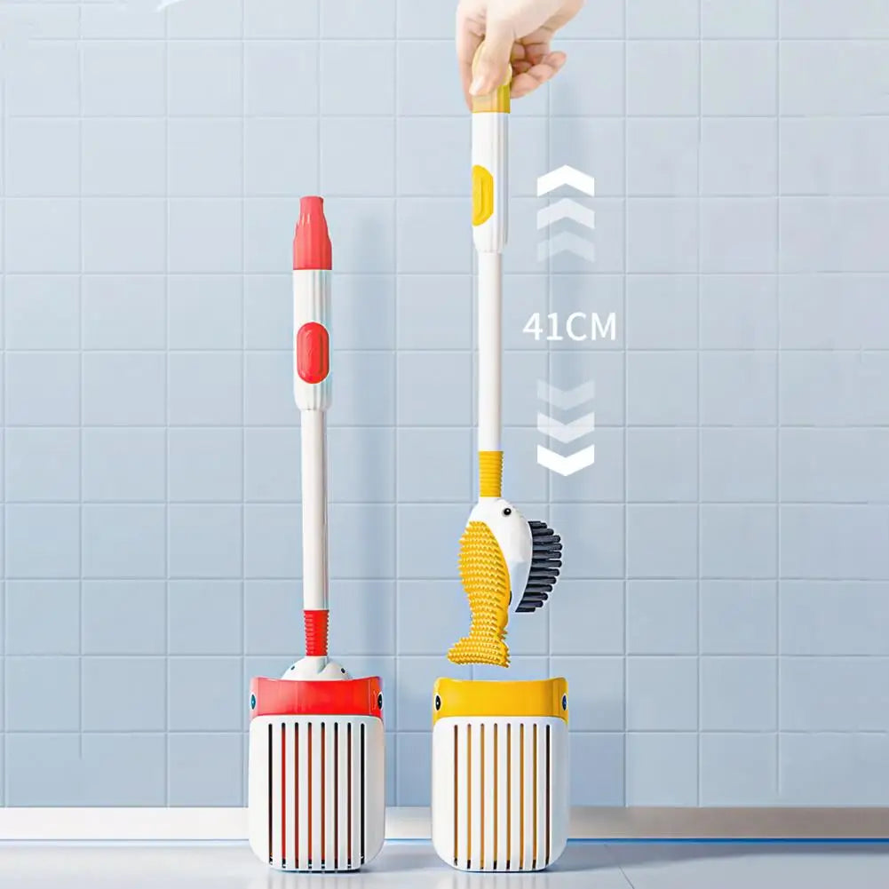 QuackClean | 360° Entenformige Toilettenbürste mit Halter