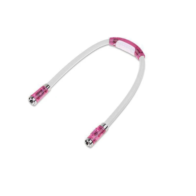 Flexible Leselampe für den Hals | 4 LED-Lichter mit einstellbarer Helligkeit | Freisprech-Buchlampe für das Bett