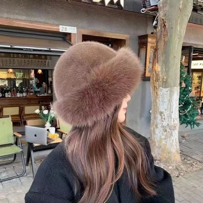 Martha - Elegante warme Pelzmütze | Warme Pelzmütze für luxuriösen Winterstil
