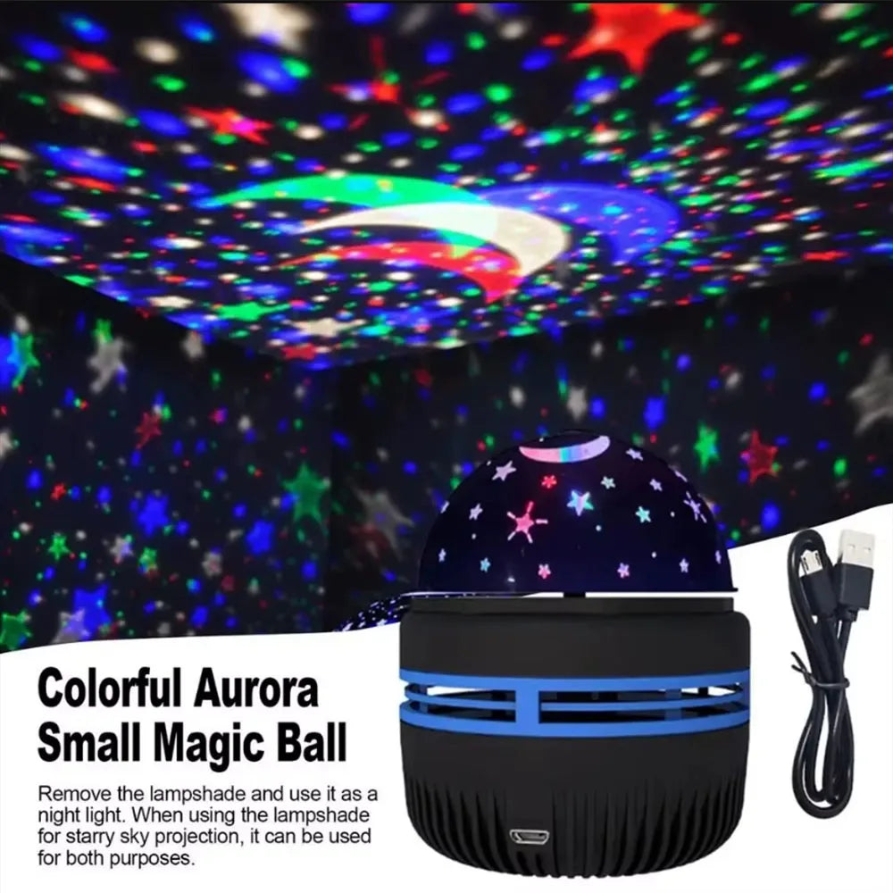 Galaxy Sternenhimmel LED Projektor – USB-betrieben mit Fernbedienung, Nachtlicht & Stimmungslicht