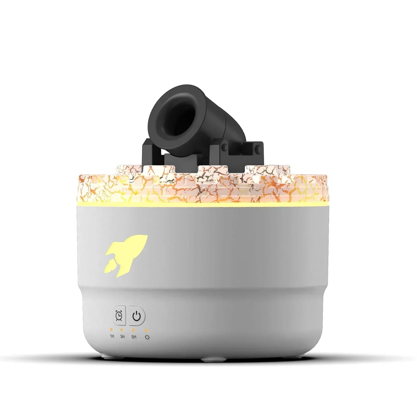 AeroVibe - Vulkanischer Luftbefeuchter mit LED-Licht und Aromatherapie