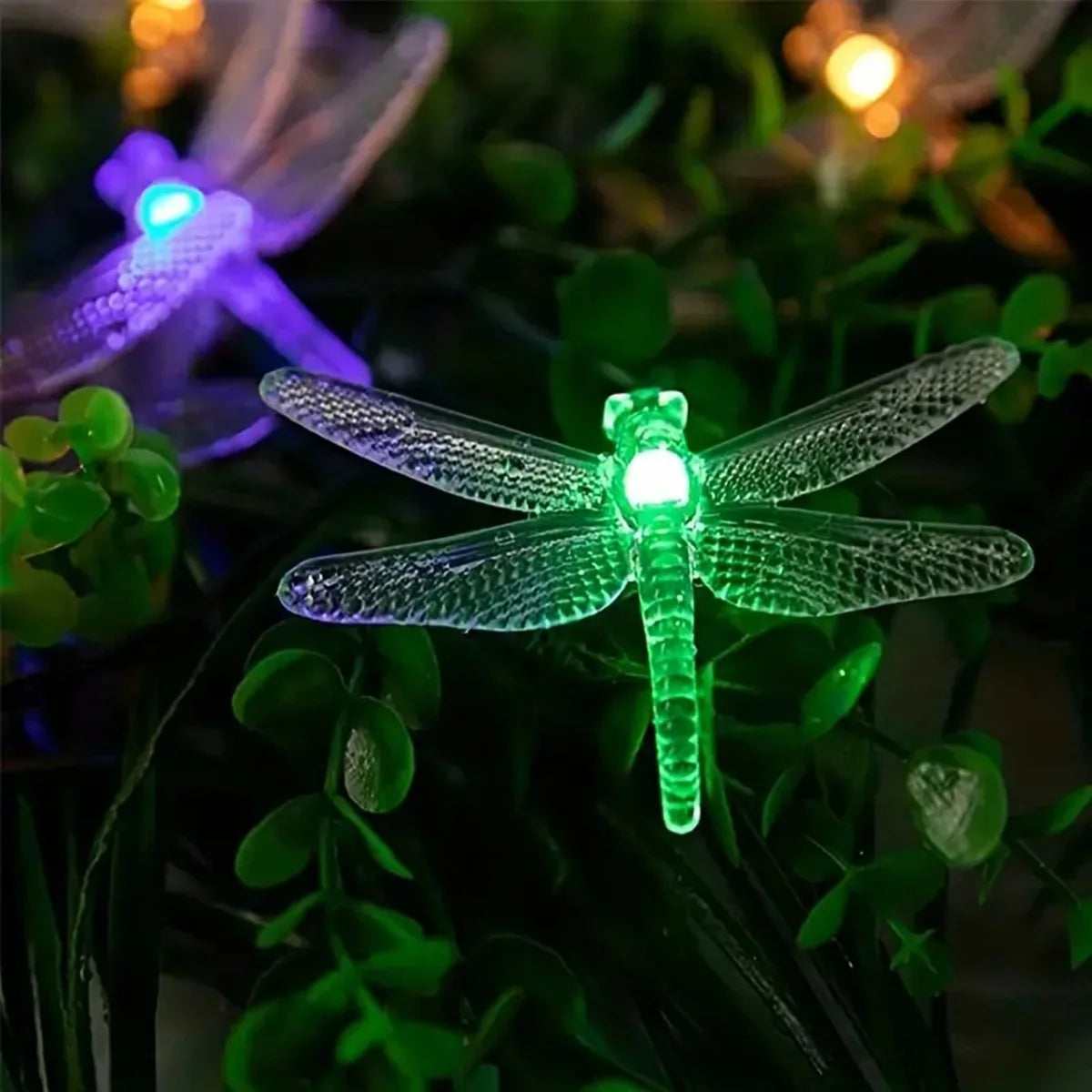 Solar-Lichterkette | 5 m mit 20 LED-Lichtern | 8 Lichtmodi | Wasserdicht & Für den Außenbereich