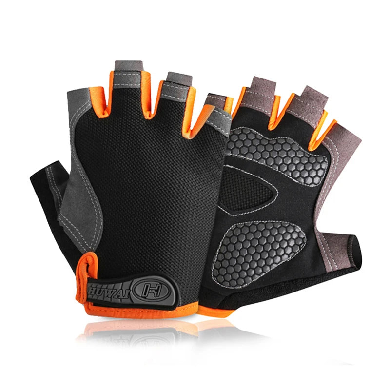 Halbfinger Fahrrad- & Fitnesshandschuhe – Atmungsaktiv, Rutschfest & Bequem