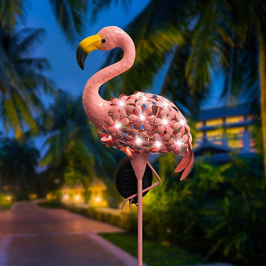 FlamingoLicht - Flamingo wasserdichte Solarleuchte zur GartenDekoration