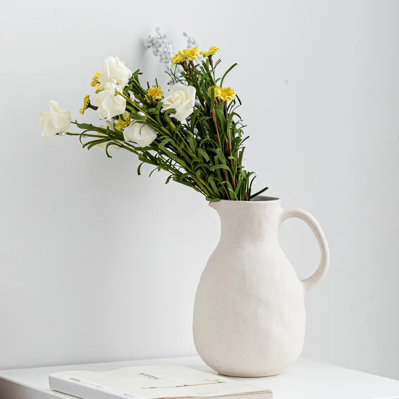 EleganzCeramica - Nordische Hochzeitsvase aus Keramik