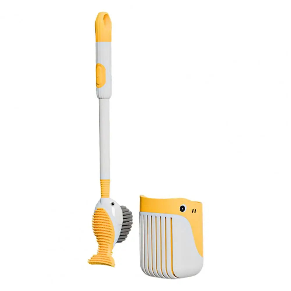 QuackClean | 360° Entenformige Toilettenbürste mit Halter