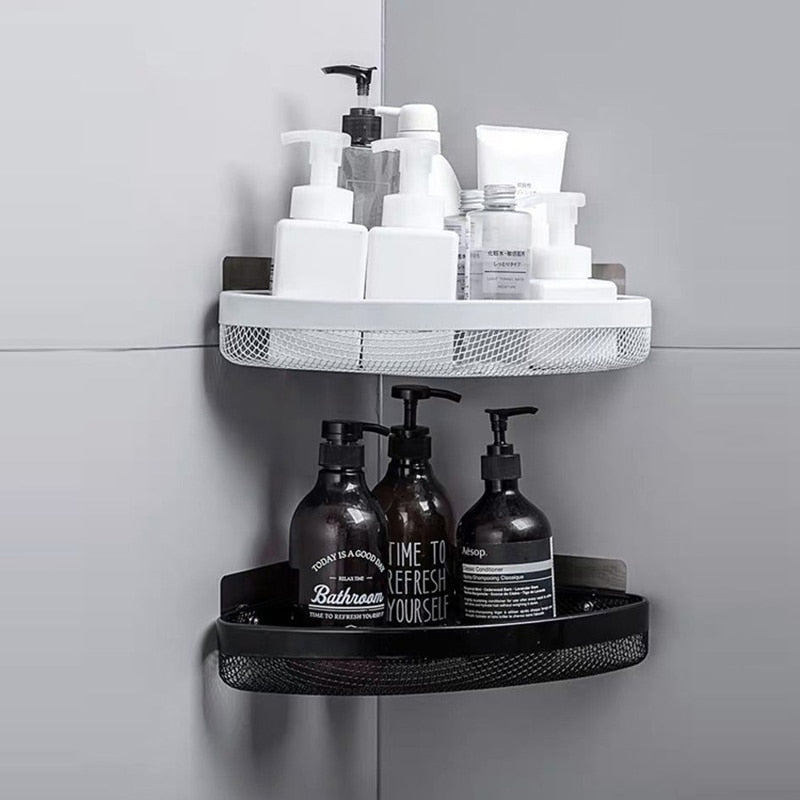 OrderCorner - Wandmontierter Duschcaddy für die Ecke