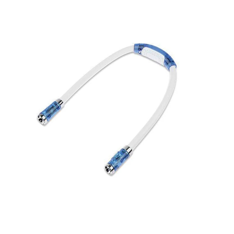 Flexible Leselampe für den Hals | 4 LED-Lichter mit einstellbarer Helligkeit | Freisprech-Buchlampe für das Bett