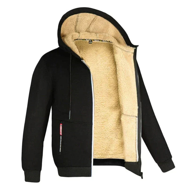 WärmeStil - Warme Wintercardigan mit Wolle auf der Innenseite