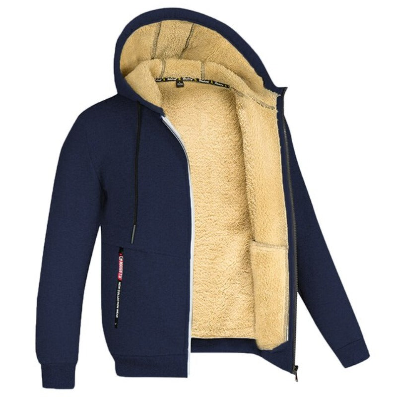 WärmeStil - Warme Wintercardigan mit Wolle auf der Innenseite