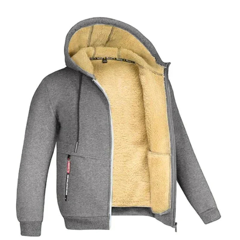 WärmeStil - Warme Wintercardigan mit Wolle auf der Innenseite