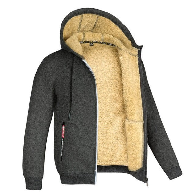 WärmeStil - Warme Wintercardigan mit Wolle auf der Innenseite