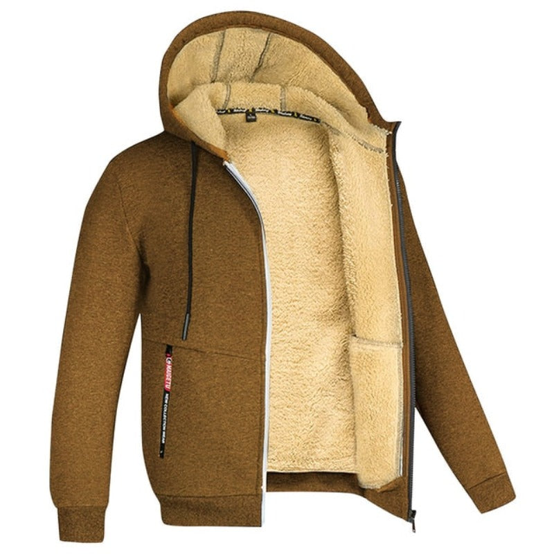 WärmeStil - Warme Wintercardigan mit Wolle auf der Innenseite