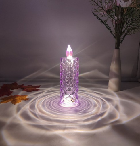 AuraLuxe Kristall LED-Licht — Fesselndes Glühen, Sofortige Stimmung