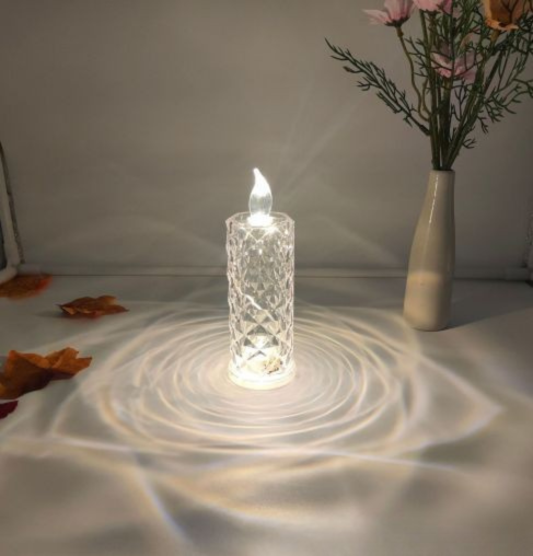 AuraLuxe Kristall LED-Licht — Fesselndes Glühen, Sofortige Stimmung