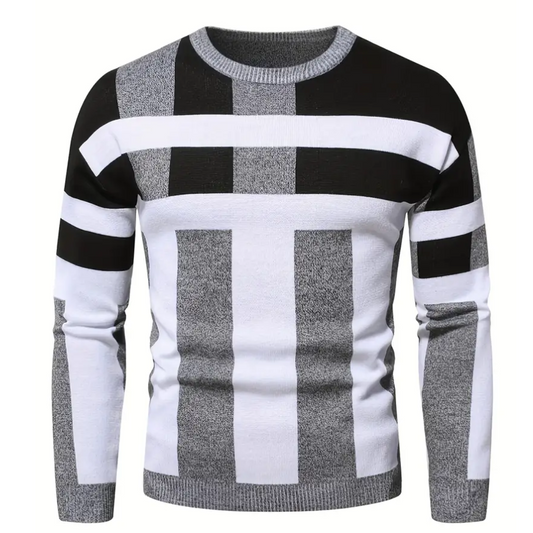 Walker - Langärmeliger Pullover mit Rundhals für Männer