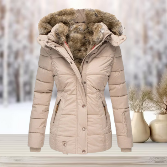 Nia - Elegante Winterjacke mit Kapuze 2024 | Stil und Wärme perfekt kombiniert