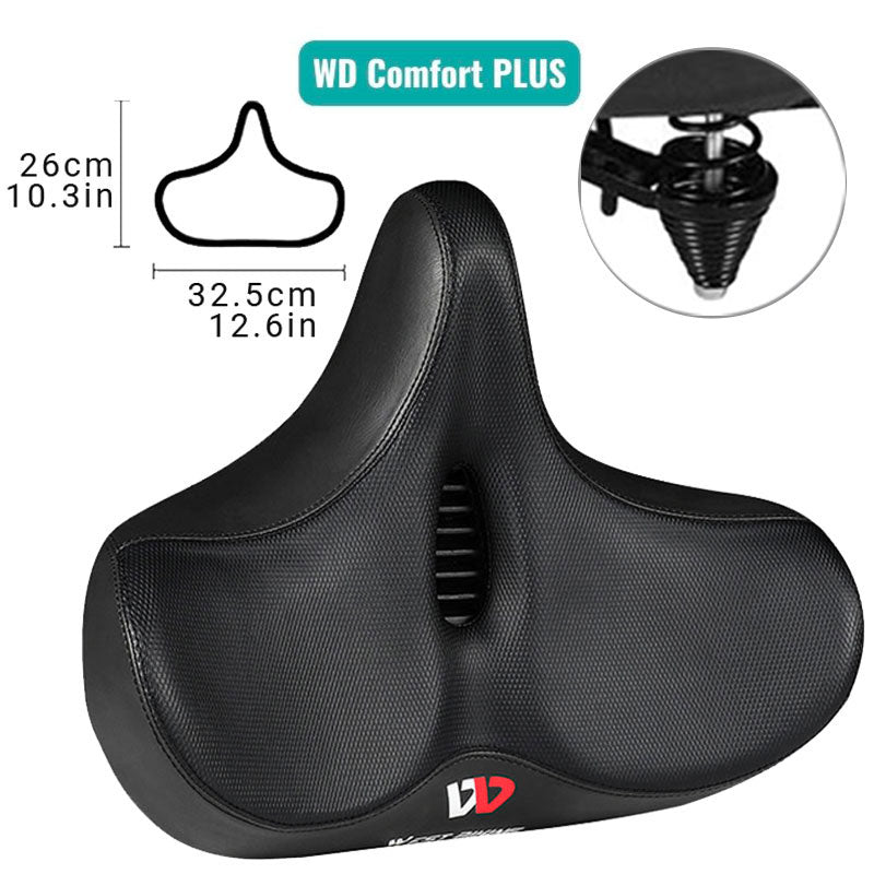 RideComfort - Bequemer Big Bottom-Fahrradsattel - Maximale Bequemlichkeit