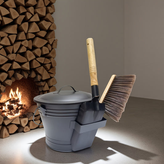 FireGuard - Amagabeli Aschenbecher für Garten und Haus mit Deckel für draußen und drinnen