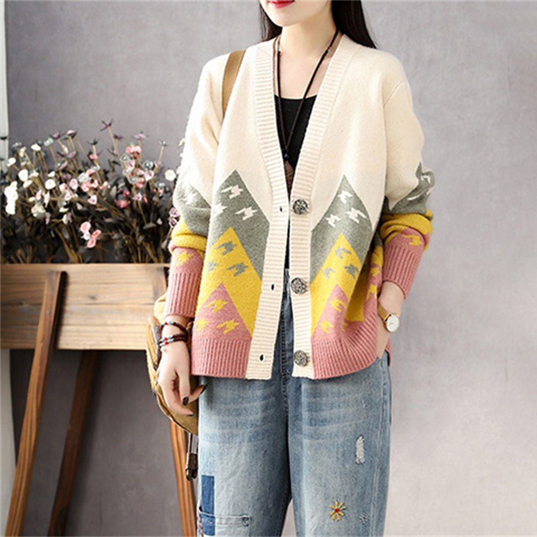 Elina - Klassischer bequemer Cardigan