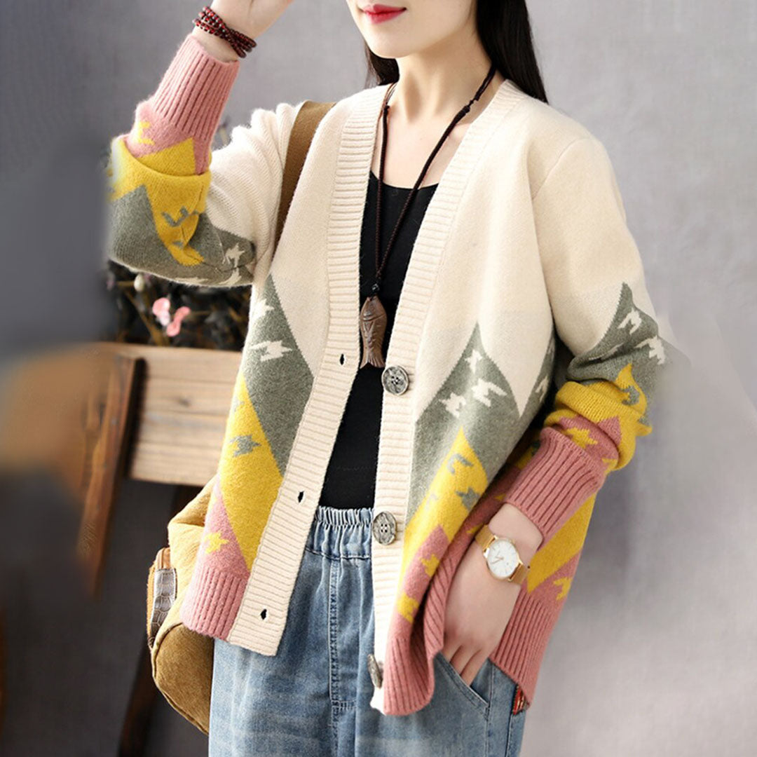 Elina - Klassischer bequemer Cardigan