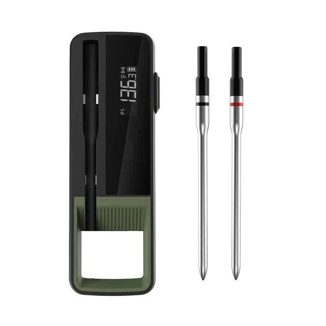 Variant image for Trådløs Grilltermometer med Dobbelt Temperatursensor – Bluetooth, Rækkevidde 557 m, Præcise Temperaturmålinger-2