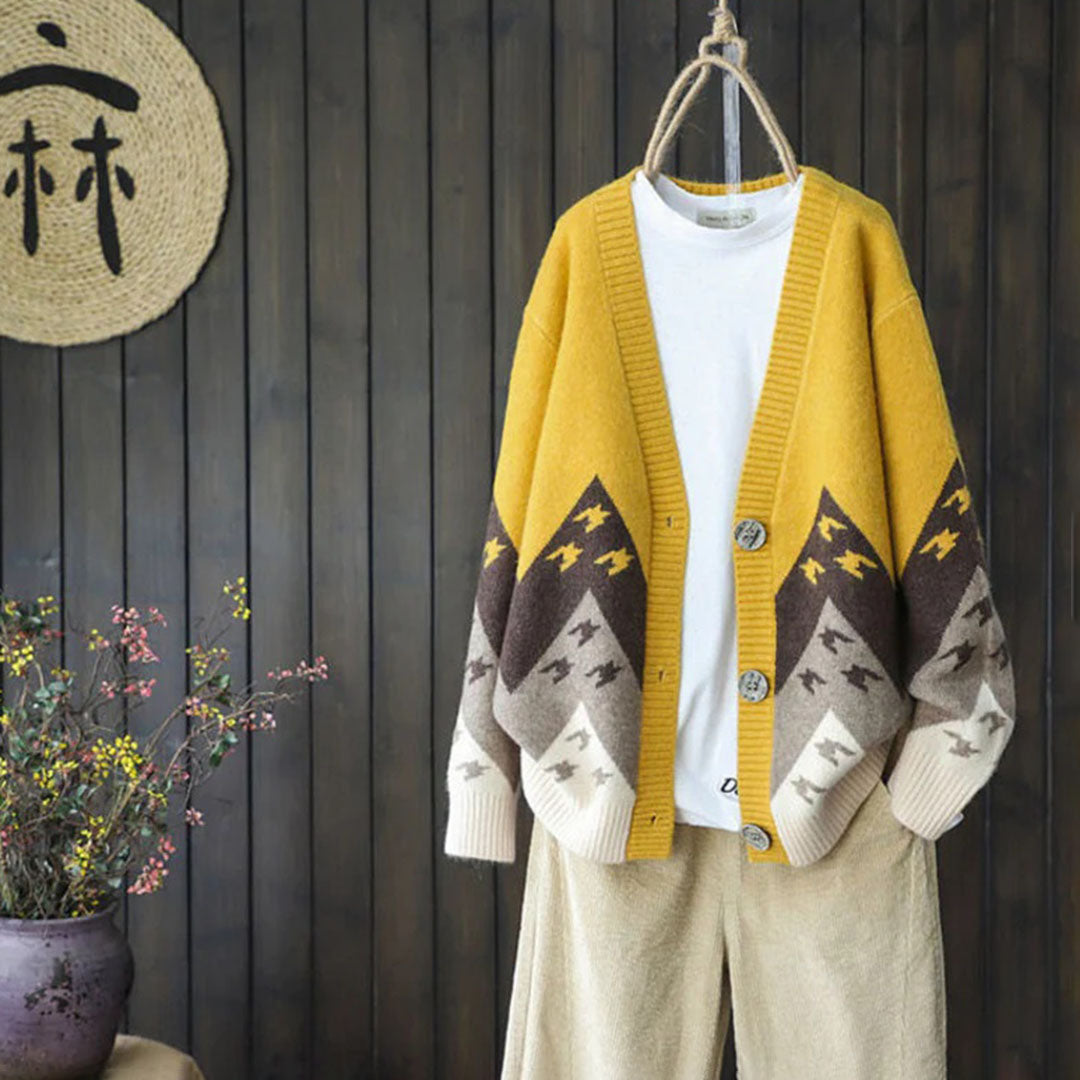 Elina - Klassischer bequemer Cardigan