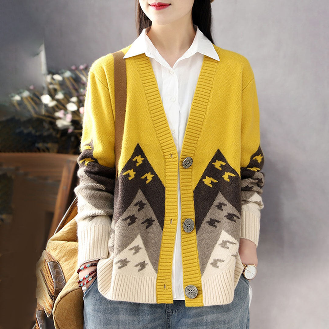 Elina - Klassischer bequemer Cardigan
