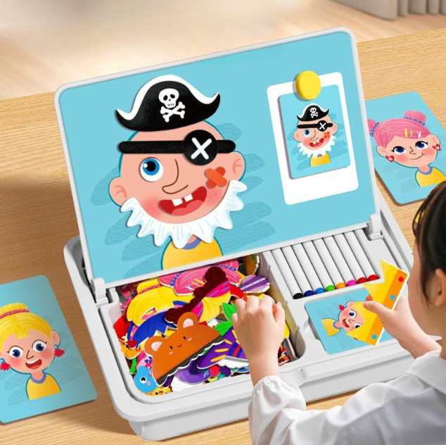 SparkFace Magnetisk Puslespil — Inspirer Glædelig Fantasi