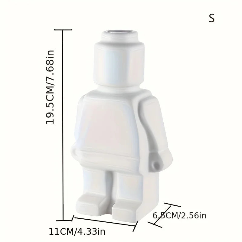 Elegant nordisk keramisk robotvase
