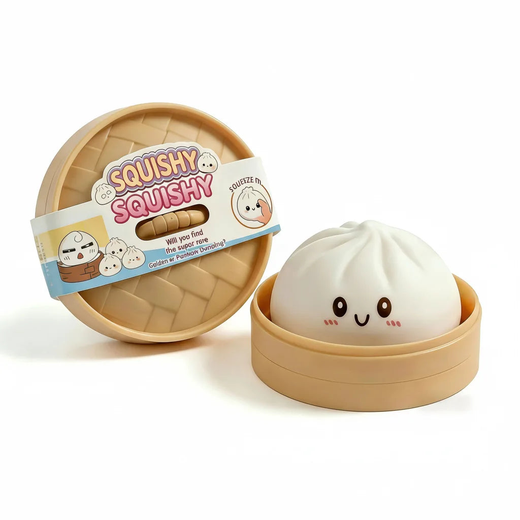 Kæmpe Langsomt Hævende Glimmer Dumpling Squishy Legetøj
