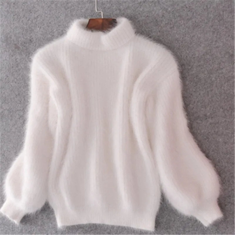 Livia - Pullover im Vintage-Angora-Stil