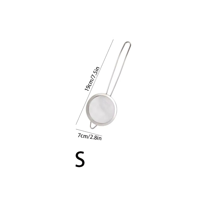 Feinmaschiges Edelstahl-Siebset (3-teilig)