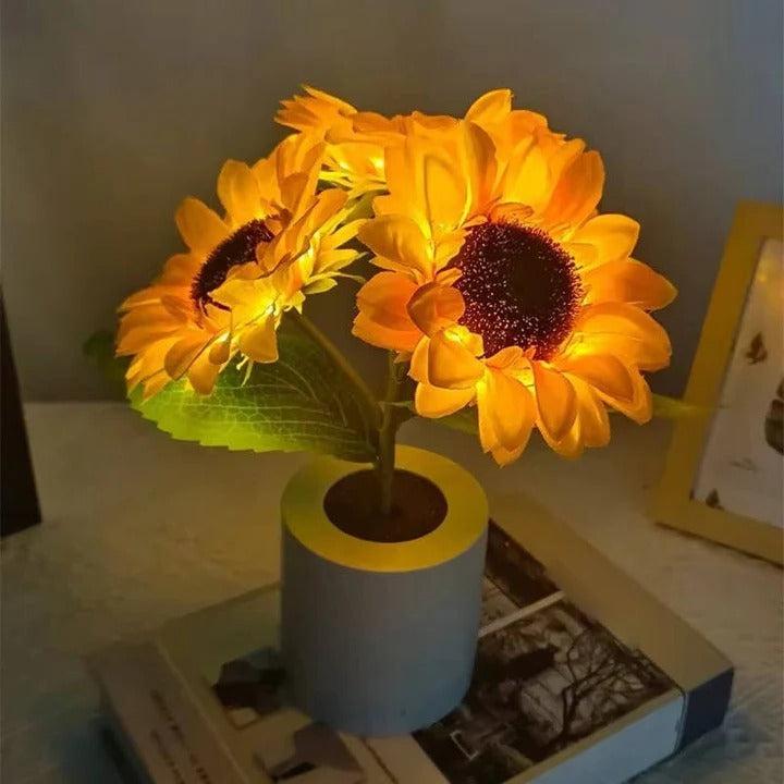 Sunflower Lamp – Trådløse solsikkelamper