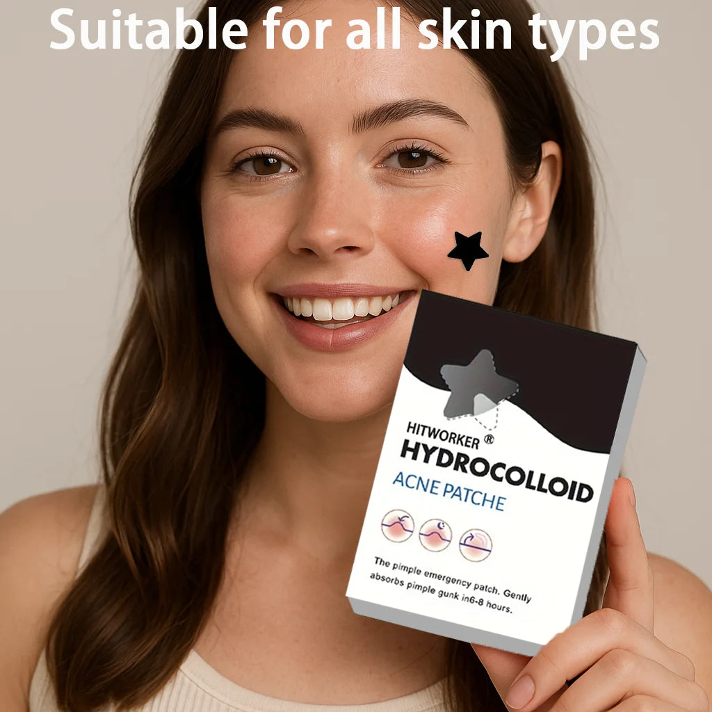 Wasserdichte und atmungsaktive kolloidale Hydrocolloid-Aknepflaster