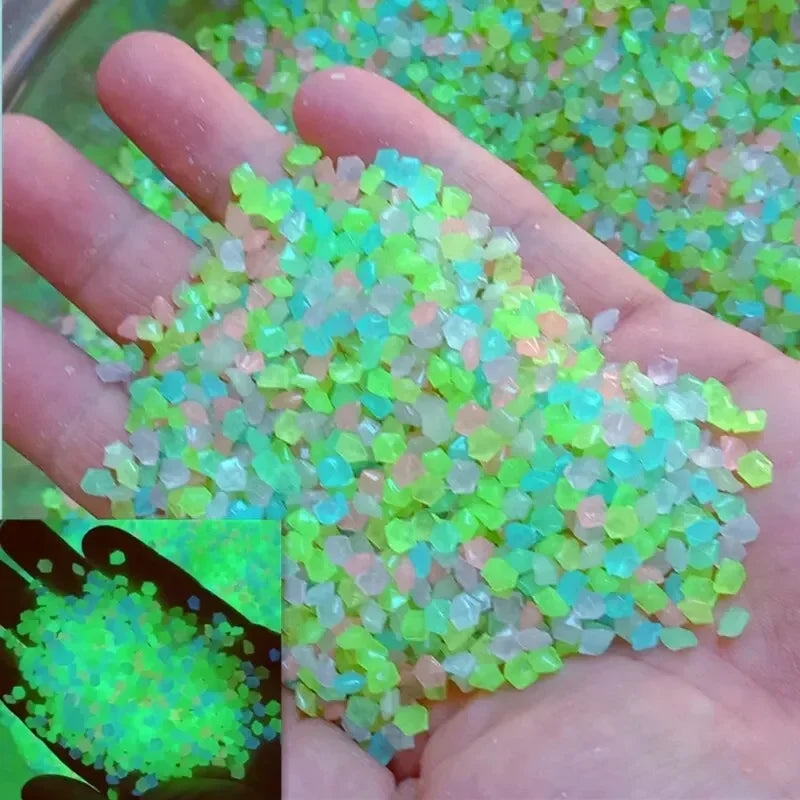 Leuchtende Plastiksteine (Set mit 1000 Stück)